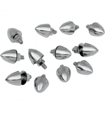 bullet decoratif vis nuts 12 pieces custom moto et harley