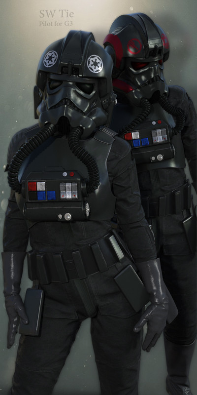 TIE Pilot for G3 Female and Male