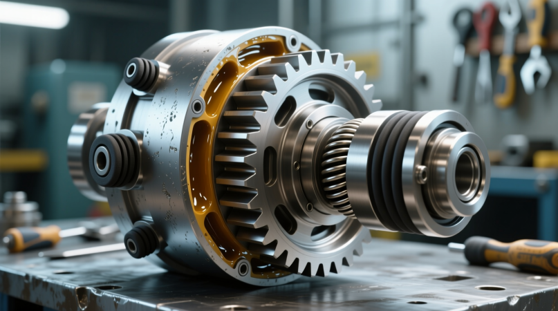 Устранение шума в редукторе триммера