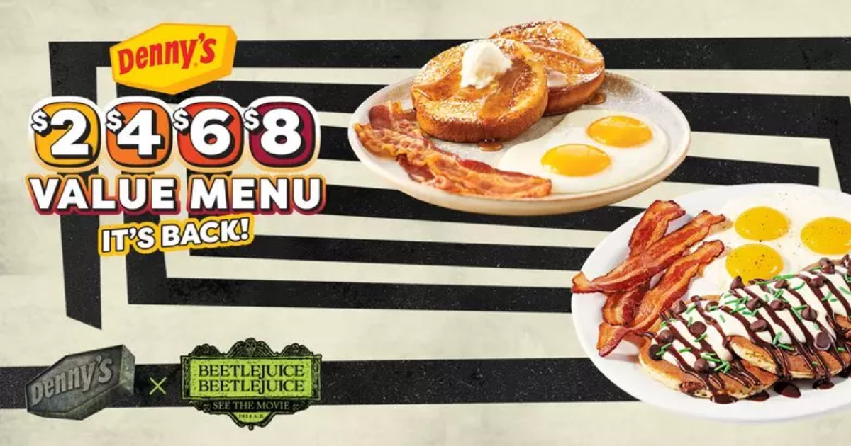Beetlejuice Takes Over Denny’s Menu: New Items Available Now! Beetlejuice Takes Over Denny’s Menu: New Items Available Now!