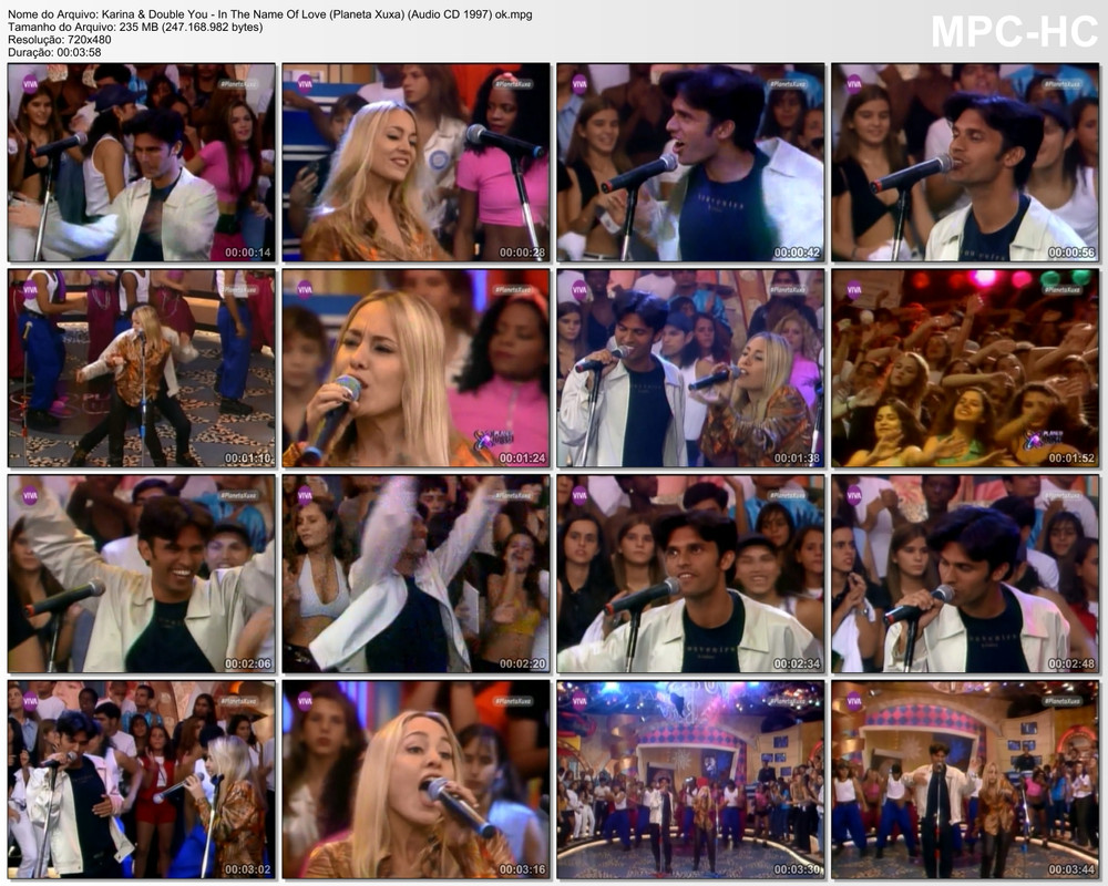 Karina & Double You - In The Name Of Love (Planeta Xuxa) (Audio CD 1997) ok