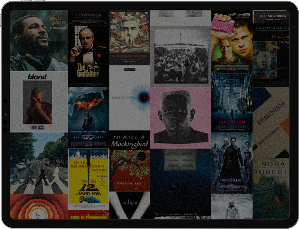 Antholog dashboard on iPad