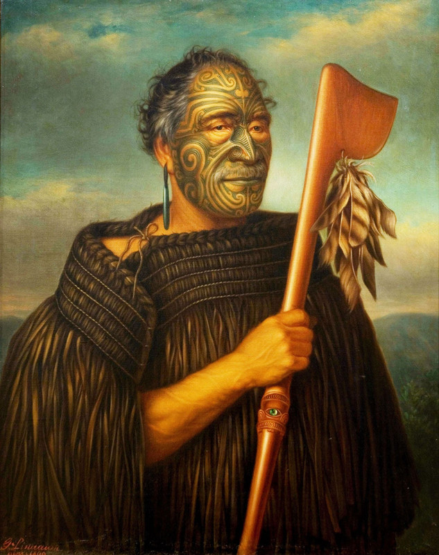 A photo of the piece being discussed in this passage: Tāmati Wāka Nene