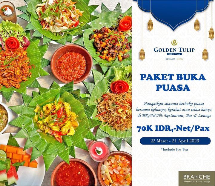Golden Tulip Essential, satu di antara hotel di Denpasar yang menawarkan paket bukber murah meriah.