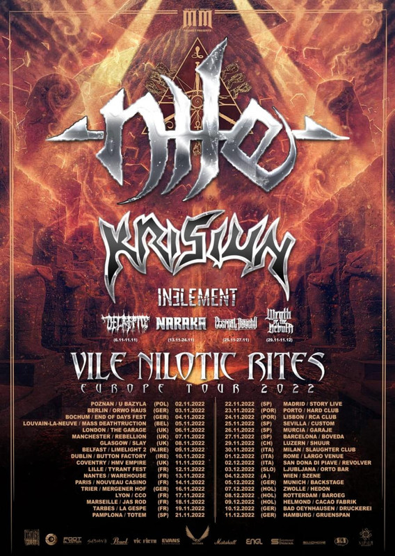 NILE KRISIUN TOUR 2022