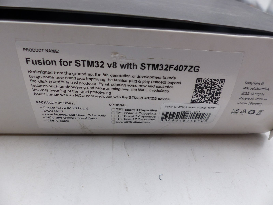MIKROE FUSION FOR STM32 V8 DEVELOPMENT BOARD