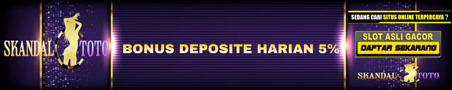 BONUS DEPOSIT HARIAN 5%