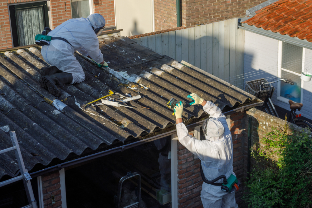 Removing Asbestos Roof Tiles 