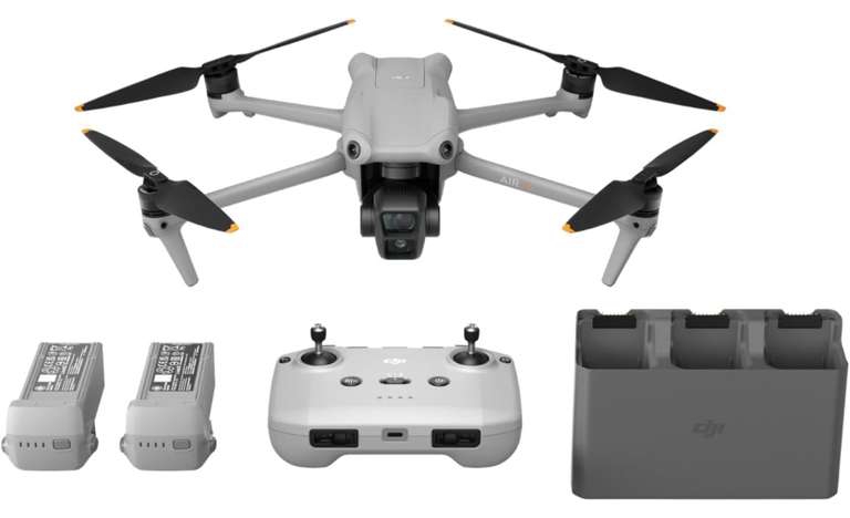 Amazon: DJI AIR 3 Fly More Combo - Control RC N-2 (no pantalla) + 12MSI - SUPER PRECIO 
