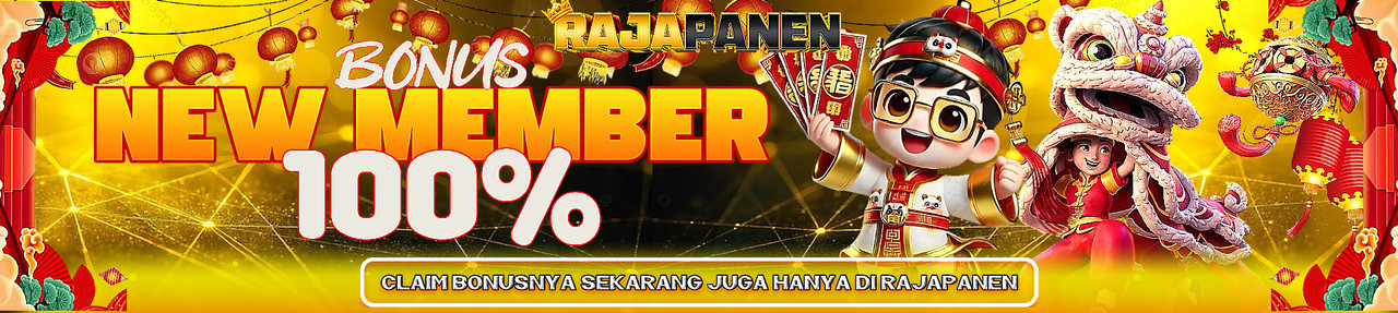 BONUS NEW MEMBER 100% RAJAPANEN