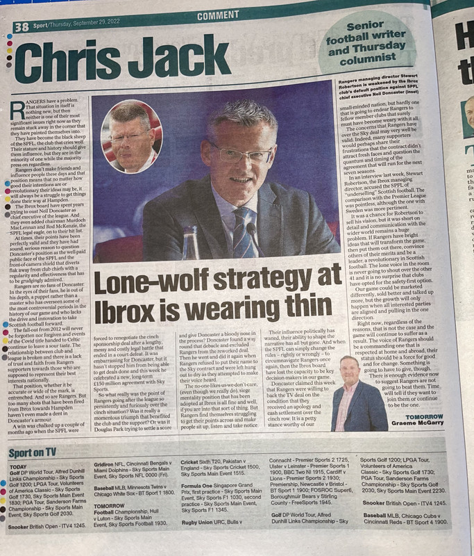 Mail ibrox lone wolf strategy IMG 9147 — Postimages