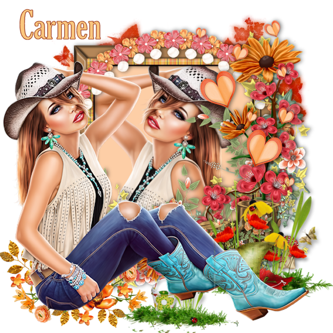 VAQUERA SOMBRERO BOTAS