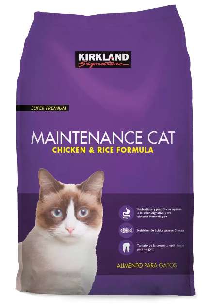 Costco: Kirkland Signature Alimento para Gato Pollo y Arroz 11.3kg a $649.00 (En línea) 
