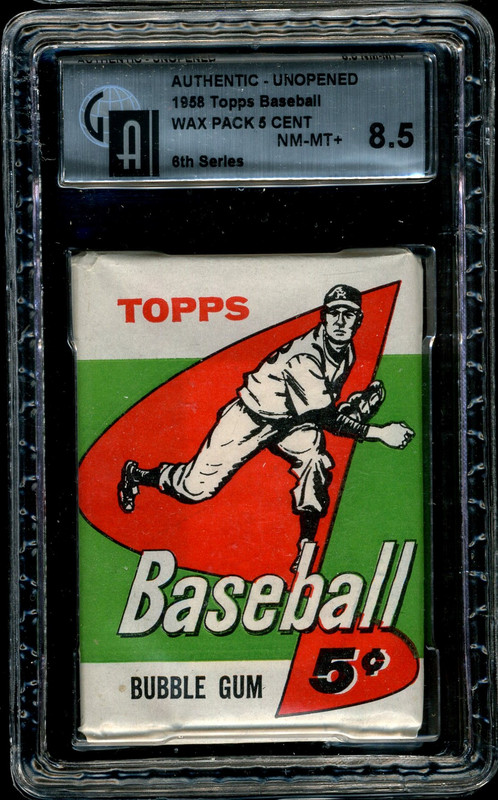 1958ToppsBBseries6waxpack