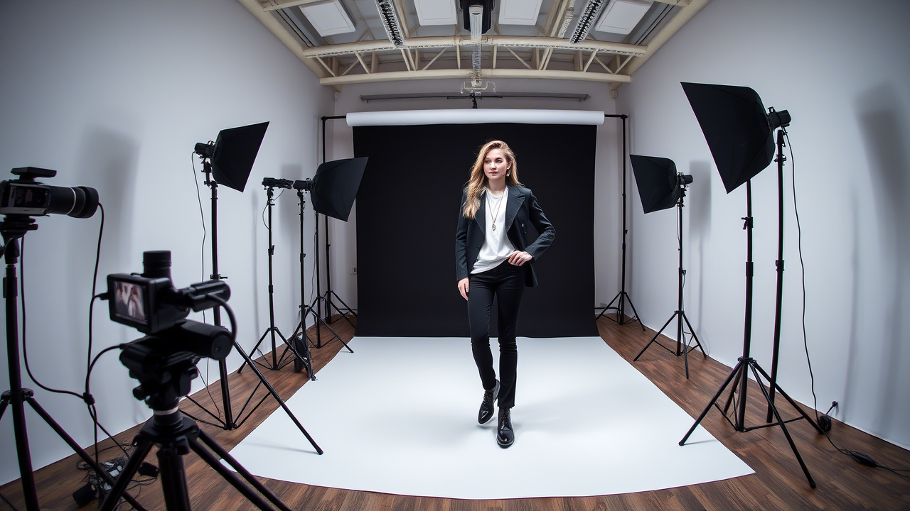 Фотосессия на циклораме