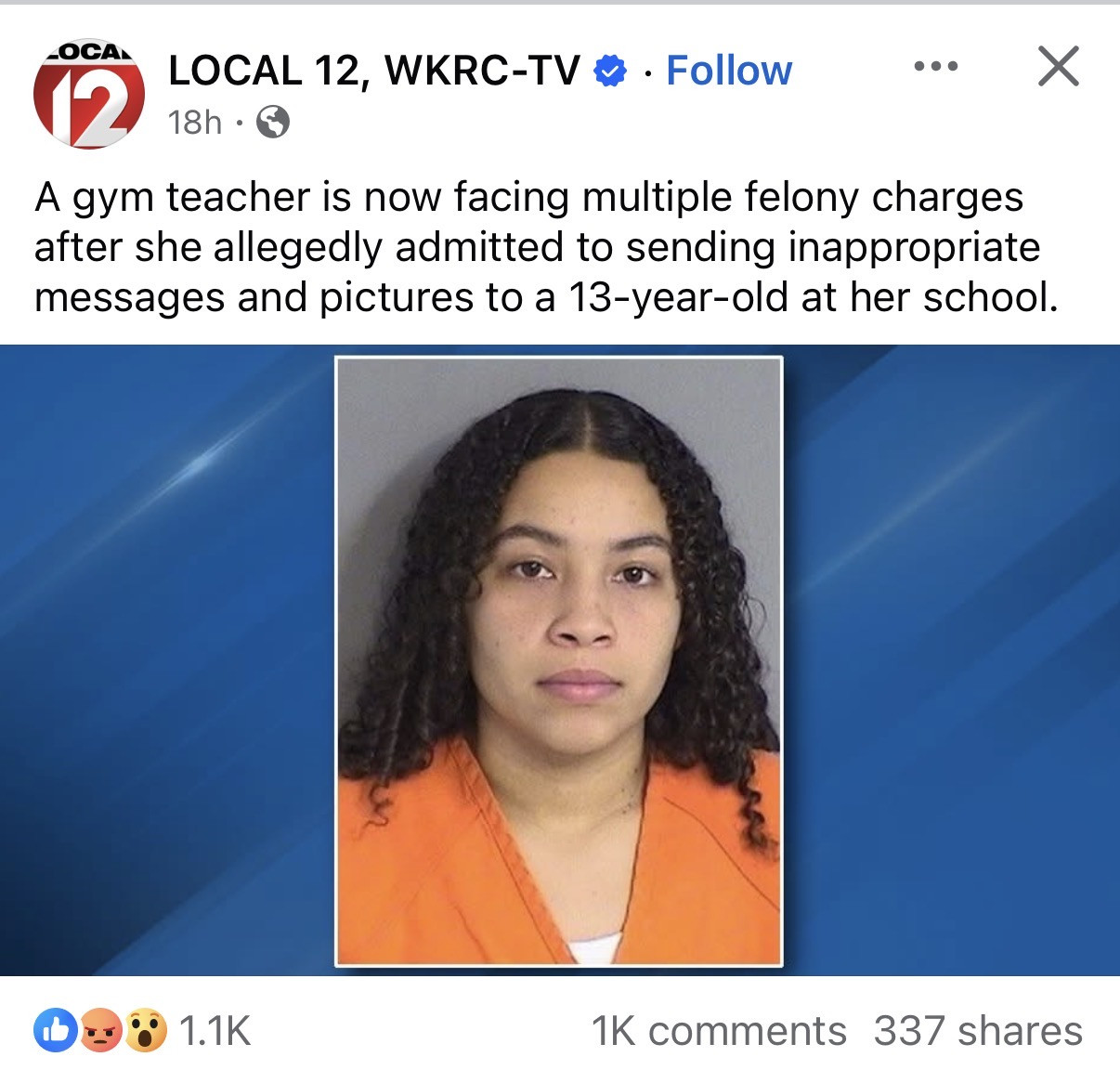 Female Gym teacher arrested after lusting behind her 13 year old student!