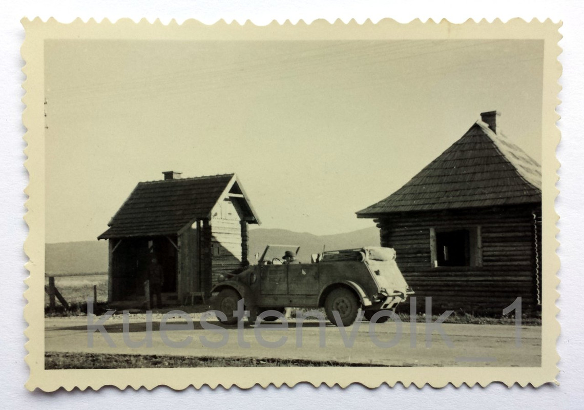 Grenze Slowakei-Ungarn 1944 Grenzstation Kübel 2