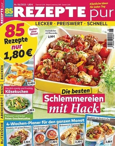 Cover: Rezepte Pur Magazin No 06 2023