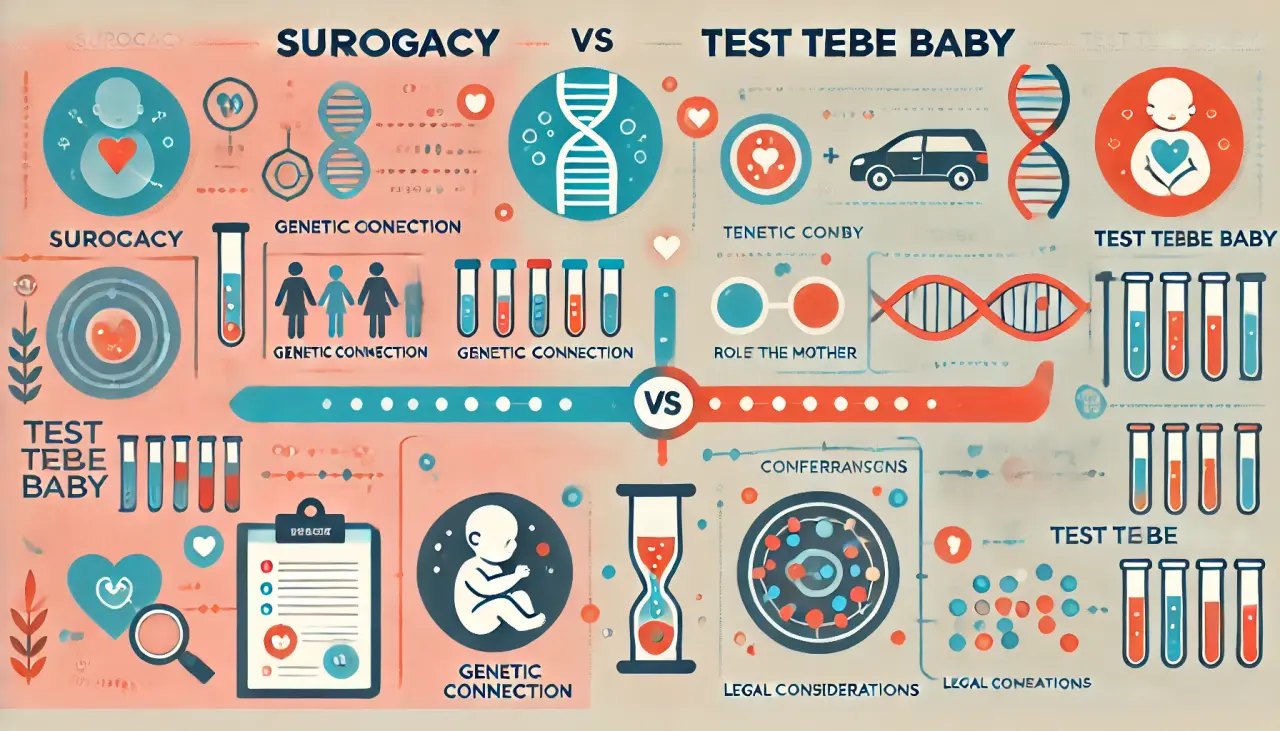 What is the Difference Between Surrogacy and Test Tube Baby? What is the Difference Between Surrogacy and Test Tube Baby?