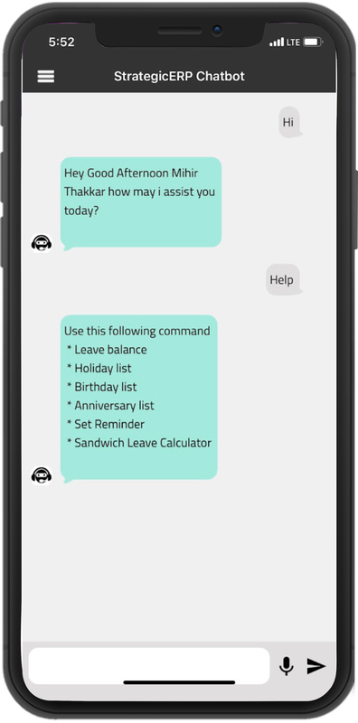 StrategicERP HR Chatbot Examples