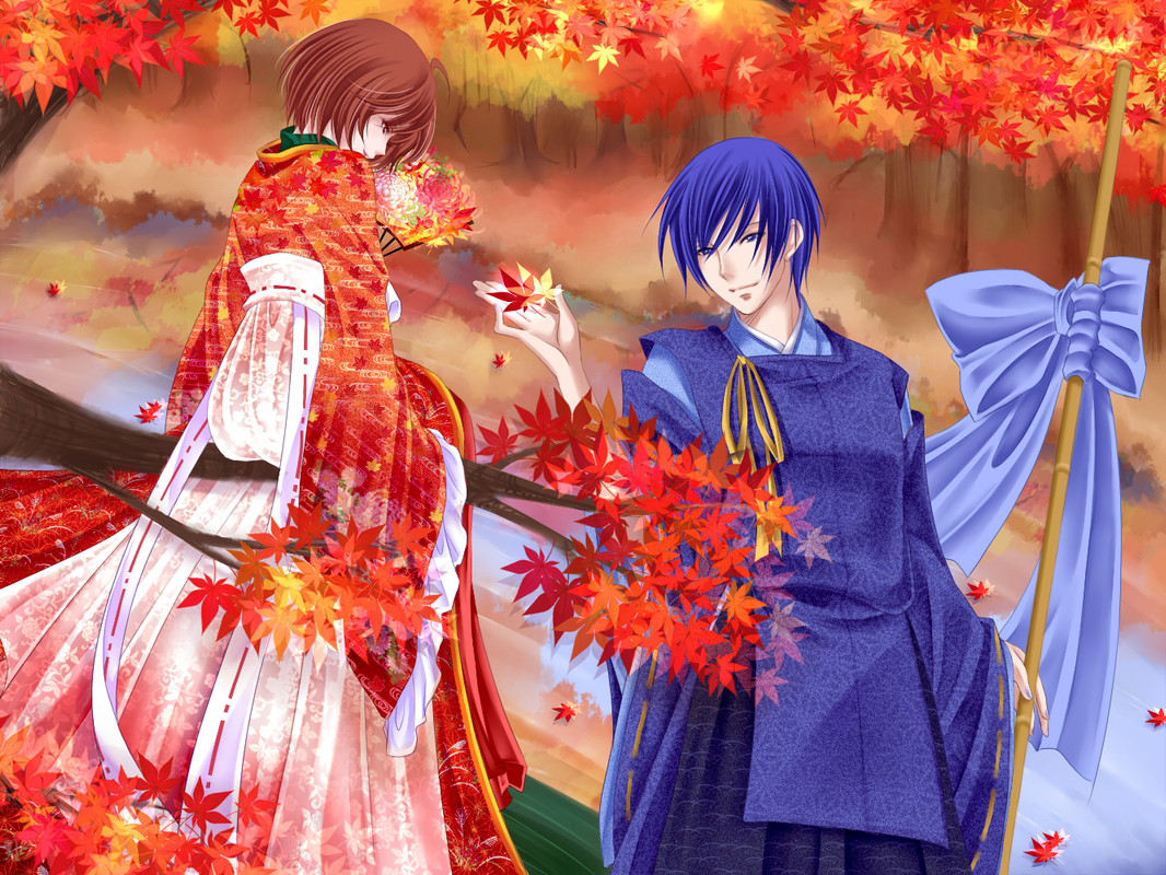 kaito-and-meiko-tsugai-kogarashi-vocaloid-and-etc-drawn-by-ton