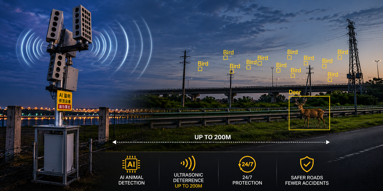 AI Animal Detection & Ultrasonic Deterrence