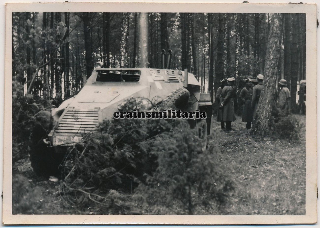 Orig. Foto SdKfz 247 Ausf. A Panzerspähwagen der 1.KD Russland 1