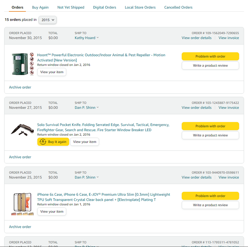 Best Price to Buy Amazon USA aged account with 25 old purchase history