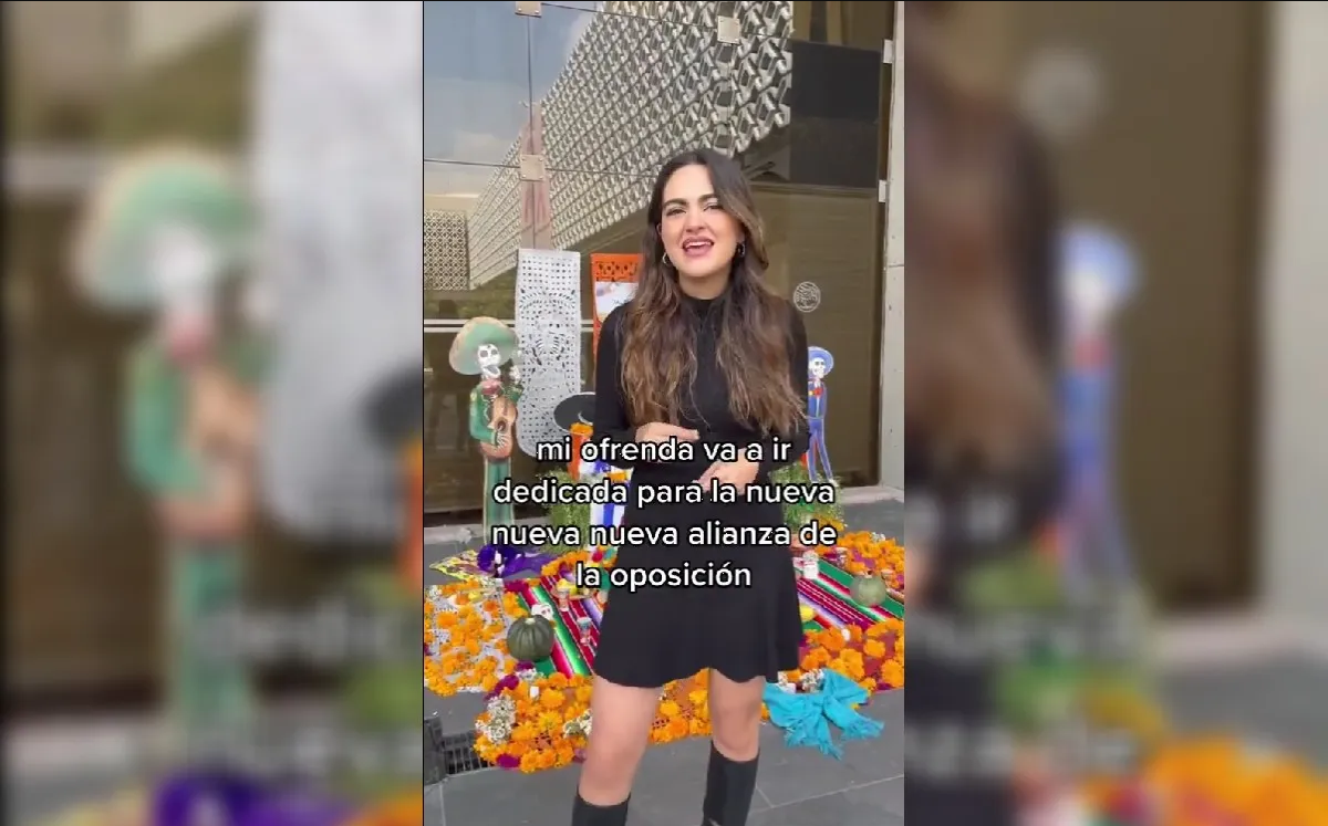 Diputados de Morena dedican altar y ofrenda de Día de Muertos a sus opositores