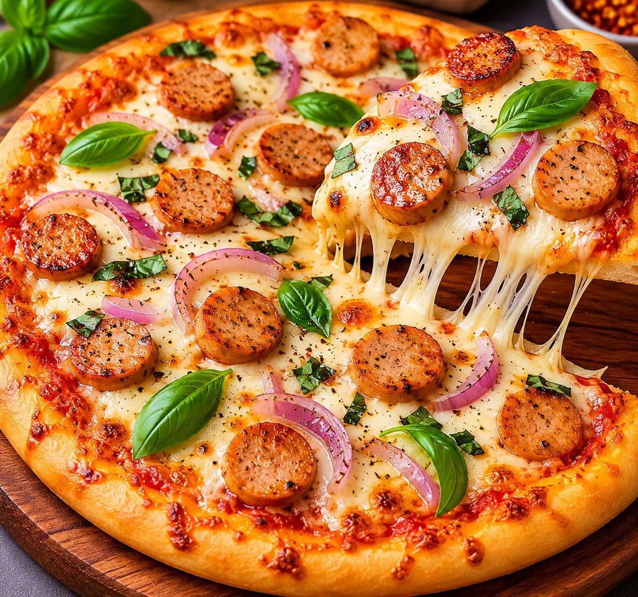 Sausage Pizza