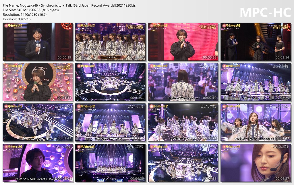 Nogizaka46 - Synchronicity   Talk [63rd Japan Record Awards][20211230].ts_thumbs