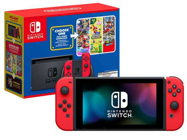 Linio: Nintendo Switch Bundle Mario Bros (1 juego de Mario digital gratis) 
