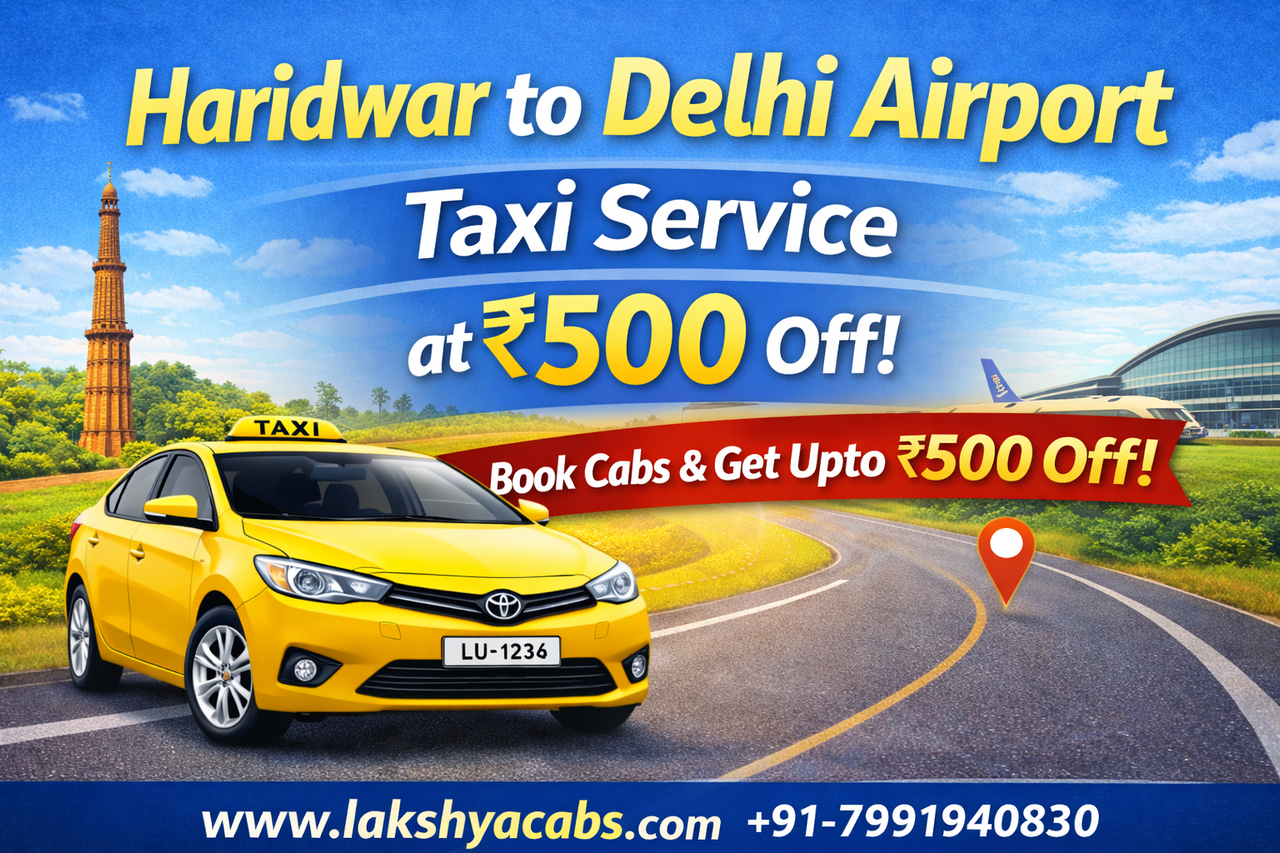 Haridwar to Delhi Airport Taxi Service