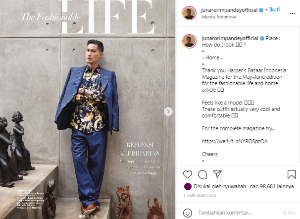 Chef Juna bikin pangling saat jalani sesi pemotretan