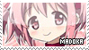 A stamp of madoka magica swapping through each magical girl
