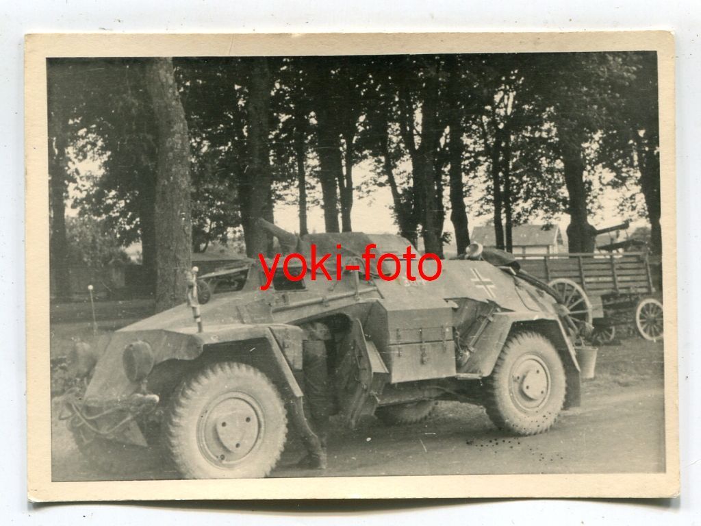 Foto, SdKfz, Panzerspähwagen mit Namen, Nachlass