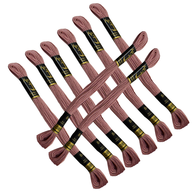 Hilos de anclaje mechones de algodón varados bordados a mano punto de cruz y punto largo - Imagen 63 de 129