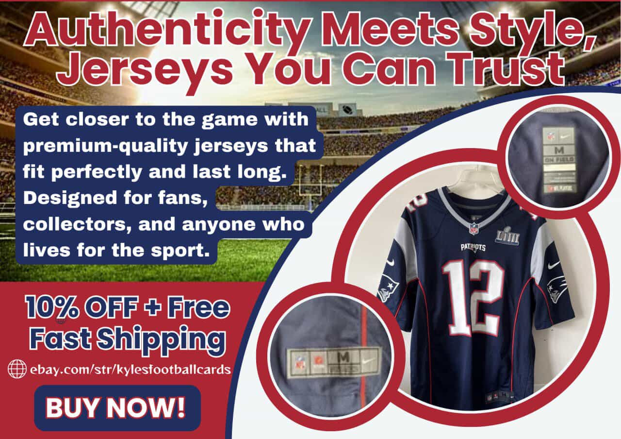 Kyle's football playing cards