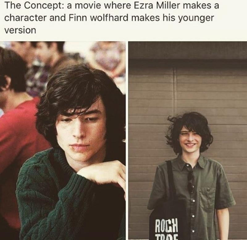 Finn Wolfhard can play Teenage Barry (Ezra Miller) in flashbacks though. 