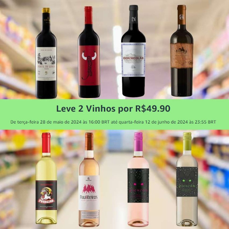 Leve 2 Vinhos por R.80