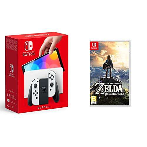 Amazon: Consola nintendo Switch OLED Nacional + Zelda BOTW u otro juego | Pagando con TDC Digital HSBC a 12 MSI 
