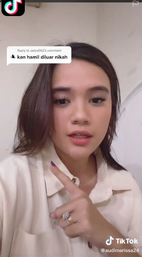 Audi Marissa ancam laporkan warganet yang menuduhnya hamil di luar nikah