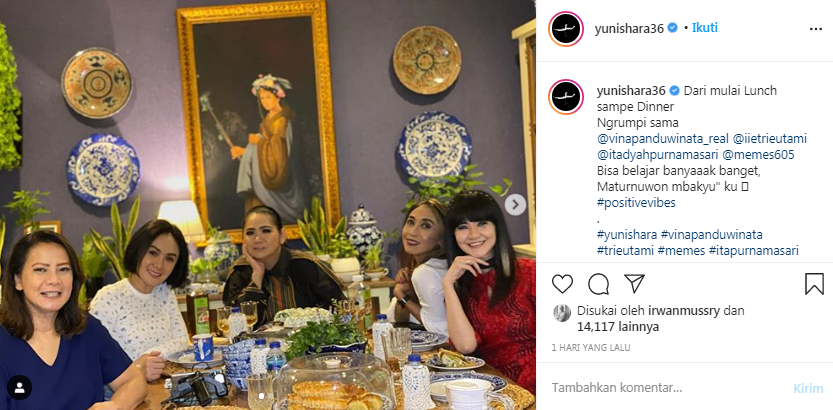 Yuni Shara dan keempat diva legendaris reunian