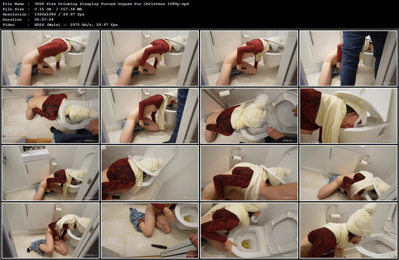 3058 Piss Drinking Pissplay Forced Orgasm For Christmas 1080p mp4