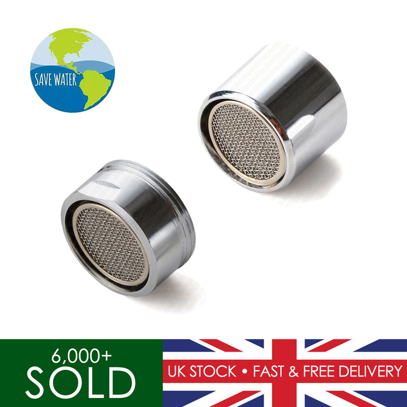 WATER SAVING TAP AERATOR Kitchen Bathroom Chrome Male Female 20mm 22mm