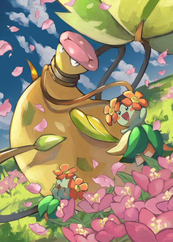 victreebel-bellossom-and-mega-victreebel