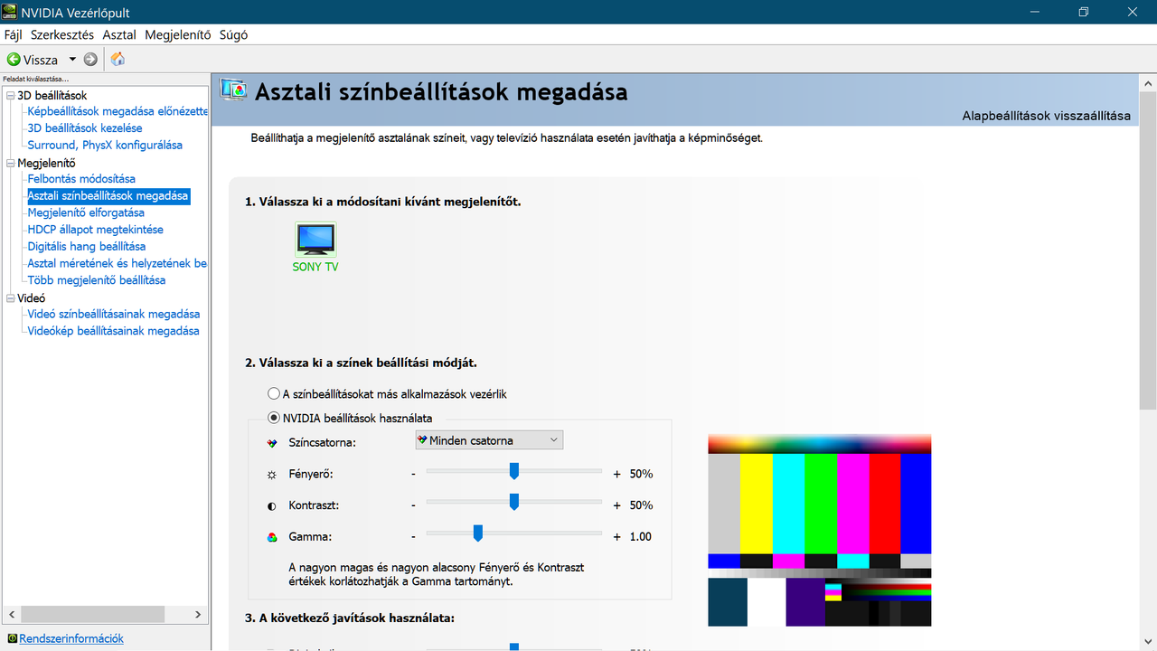 Nvidia vezérlőpult (3)