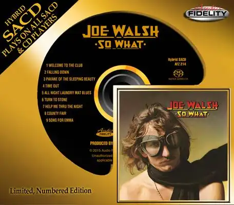 Joe Walsh - So What (1974) [2015, Audio Fidelity Remastered, CD-Layer + Hi-Res SACD Rip]