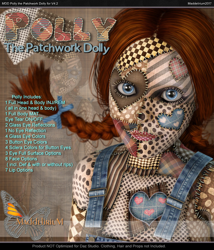 MDD Polly the Patchwork Dolly for V4.2