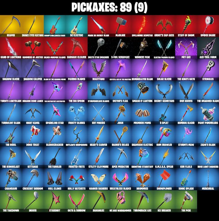 pickaxes comp